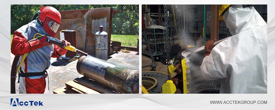 噴砂和干冰清洗 噴砂和干冰清洗